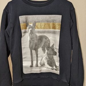Palm Angels Black Crewneck Vintage Sweatshirt